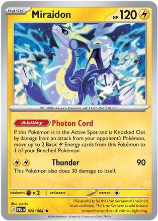 Miraidon (028/084) [Deck Exclusives] - Rare