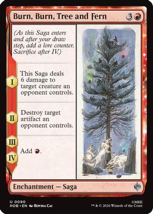 Burn, Burn, Tree and Fern (HOB-090) [The Hobbit]