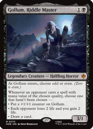 Gollum, Riddle Master (HOB-070) [The Hobbit] Foil