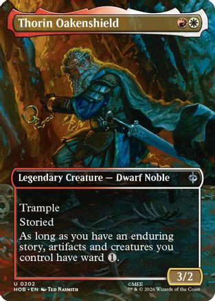 Thorin Oakenshield (Borderless) (HOB-202) [The Hobbit] Foil