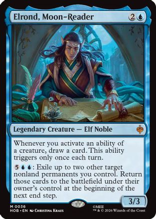 Elrond, Moon-Reader (HOB-036) [The Hobbit] Foil