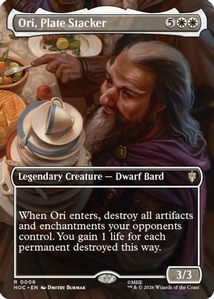 Ori, Plate Stacker (Borderless) (HOC-006) [The Hobbit: Eternal-Legal]