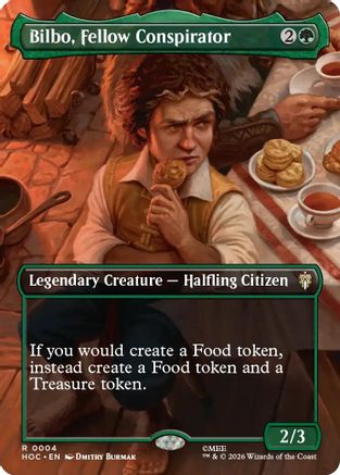 Bilbo, Fellow Conspirator (Borderless) (HOC-004) [The Hobbit: Eternal-Legal] Foil