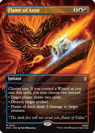 Flame of Anor (Borderless) (HOC-031) [The Hobbit: Eternal-Legal]