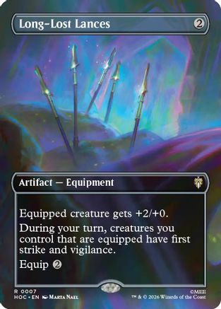 Long-Lost Lances (Borderless) (HOC-007) [The Hobbit: Eternal-Legal]
