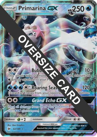 Primarina GX (042) [Jumbo Cards] Holofoil - Ultra Rare