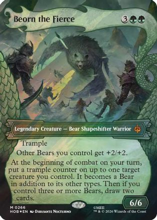 Beorn the Fierce (Showcase) (Surge Foil) (HOB-266) [The Hobbit] Foil