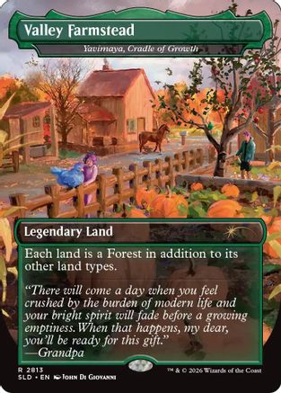 Valley Farmstead - Yavimaya, Cradle of Growth (SLD-2813) [Secret Lair Drop Series] Foil