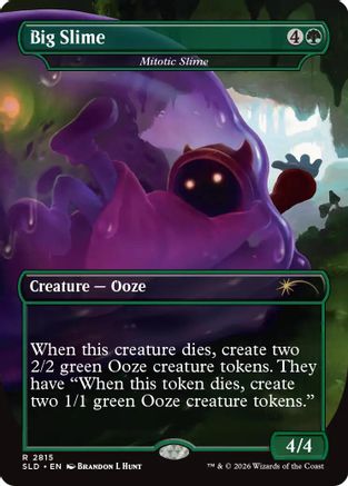 Big Slime - Mitotic Slime (SLD-2815) [Secret Lair Drop Series] Foil