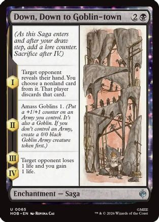 Down, Down to Goblin-town (HOB-065) [The Hobbit] Foil
