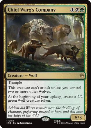 Chief Warg's Company (HOB-151) [The Hobbit] Foil