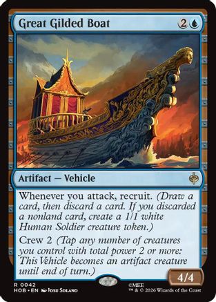 Great Gilded Boat (HOB-042) [The Hobbit]