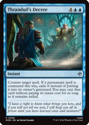 Thranduil's Decree (HOB-056) [The Hobbit] Foil