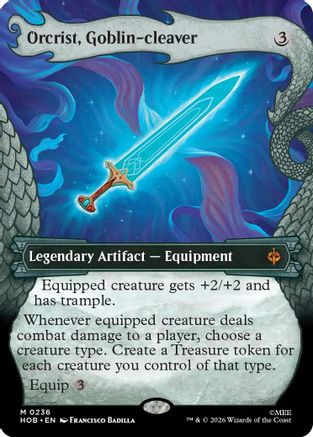 Orcrist, Goblin-cleaver (Showcase) (HOB-236) [The Hobbit] Foil