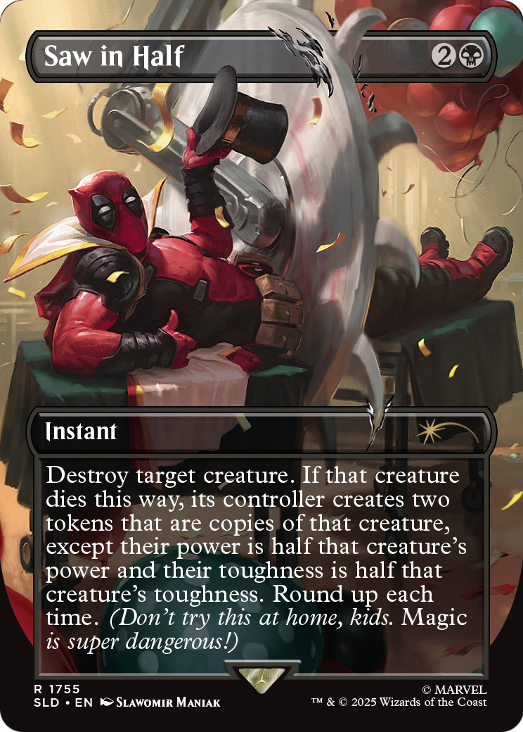Saw in Half (SLD-1755) (Borderless) [Secret Lair Drop]