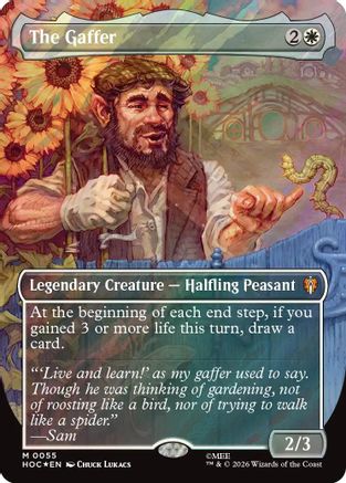 The Gaffer (Borderless) (Surge Foil) (HOC-055) [The Hobbit] Foil