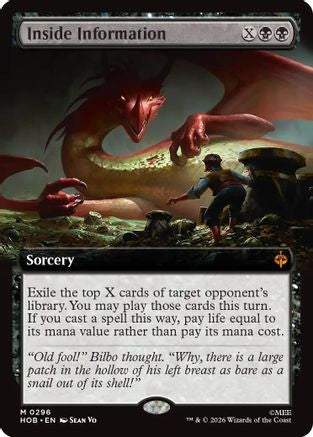 Inside Information (Extended Art) (HOB-296) [The Hobbit]
