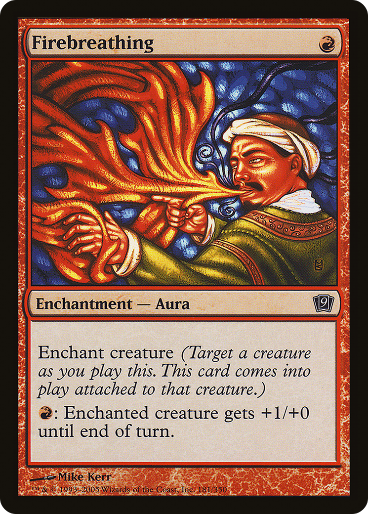 Firebreathing (9ED-181) [9th Edition] Foil