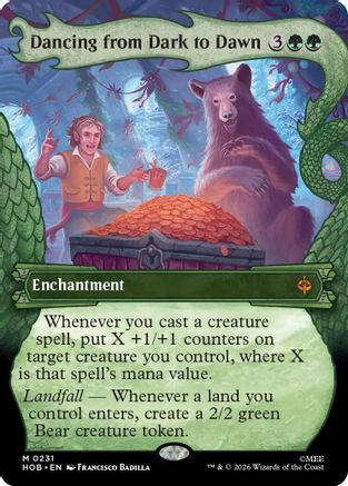 Dancing from Dark to Dawn (Showcase) (HOB-231) [The Hobbit] Foil