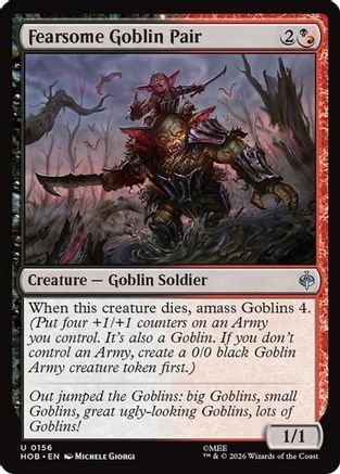 Fearsome Goblin Pair (HOB-156) [The Hobbit] Foil