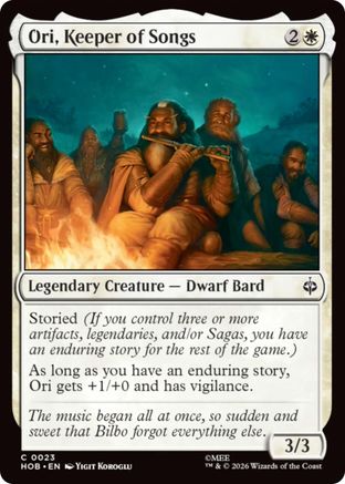 Ori, Keeper of Songs (HOB-023) [The Hobbit] Foil