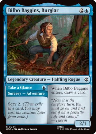 Bilbo Baggins, Burglar (HOB-034) [The Hobbit] Foil