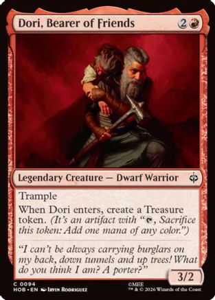 Dori, Bearer of Friends (HOB-094) [The Hobbit]