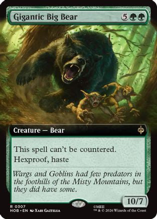 Gigantic Big Bear (Extended Art) (HOB-307) [The Hobbit]