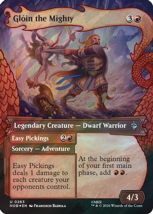 Gloin the Mighty (Showcase) (Surge Foil) (HOB-263) [The Hobbit] Foil