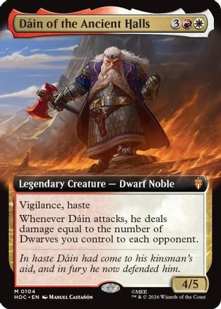 Dain of the Ancient Halls (Extended Art) (HOC-104) [The Hobbit: Eternal-Legal]