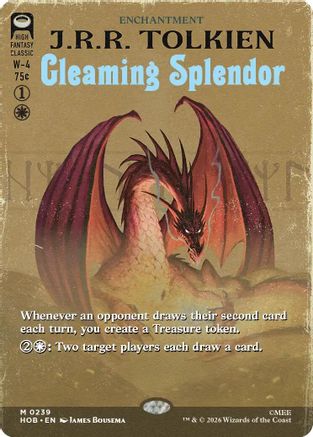 Gleaming Splendor (Borderless) (HOB-239) [The Hobbit]