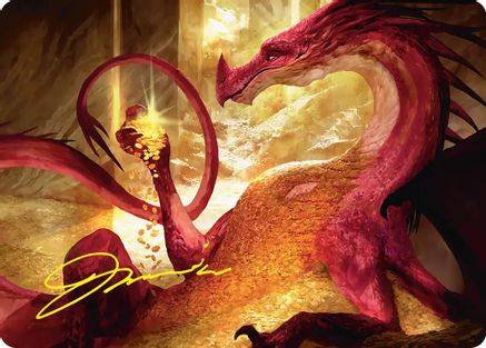 Gleaming Splendor Art Card (Gold-Stamped Signature) (ASHOB-004) [Art Series: The Hobbit]