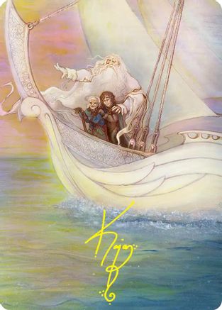Dawn of a New Age Art Card (Gold-Stamped Signature) (ASHOB-026) [Art Series: The Hobbit]
