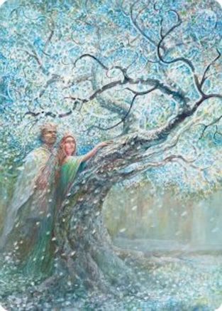 Flowering of the White Tree Art Card (ASHOB-027) [Art Series: The Hobbit]