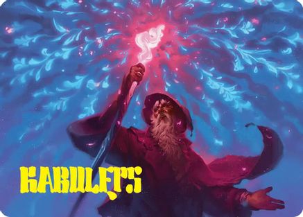 Wizard's Staff Art Card (Gold-Stamped Signature) (ASHOB-015) [Art Series: The Hobbit]