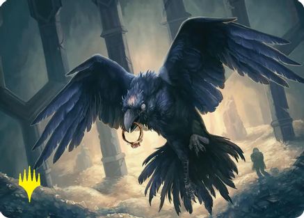 Most Decrepit Old Bird Art Card (Gold-Stamped) (ASHOB-042) [Art Series: The Hobbit]