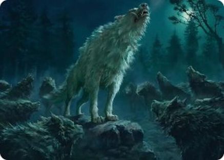 Reverent Howl Art Card (ASHOB-016) [Art Series: The Hobbit]