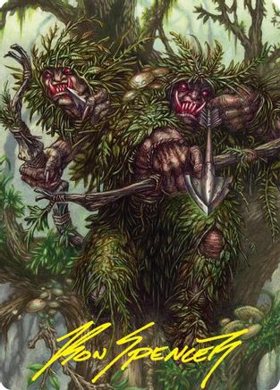 Orcish Bowmasters Art Card (Gold-Stamped Signature) (ASHOB-030) [Art Series: The Hobbit]