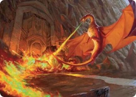 Smaug's Fury Art Card (ASHOB-018) [Art Series: The Hobbit]