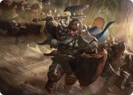 Thorin, Mountain-king Art Card (ASHOB-019) [Art Series: The Hobbit]