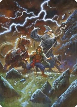 Call Forth the Tempest Art Card (ASHOB-033) [Art Series: The Hobbit]