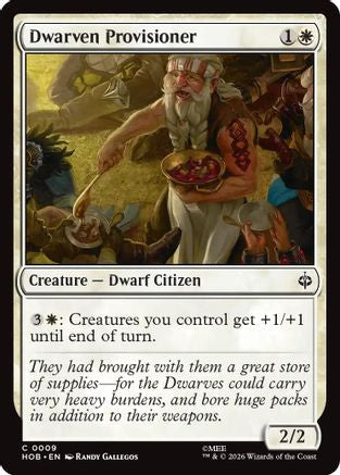 Dwarven Provisioner (HOB-009) [The Hobbit]