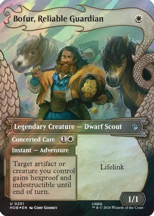 Bofur, Reliable Guardian (Showcase) (Surge Foil) (HOB-251) [The Hobbit] Foil