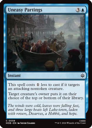 Uneasy Partings (HOB-058) [The Hobbit]