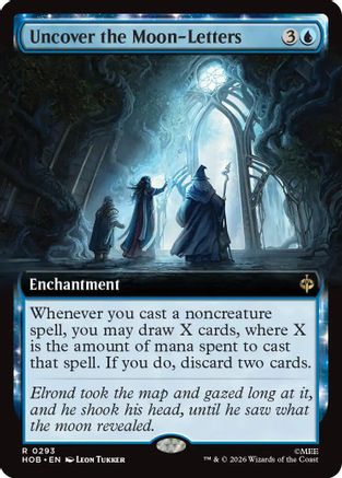 Uncover the Moon-Letters (Extended Art) (HOB-293) [The Hobbit]