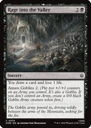 Rage into the Valley (HOB-079) [The Hobbit] Foil