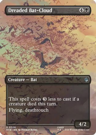 Dreaded Bat-Cloud (Borderless) (HOB-206) [The Hobbit] Foil