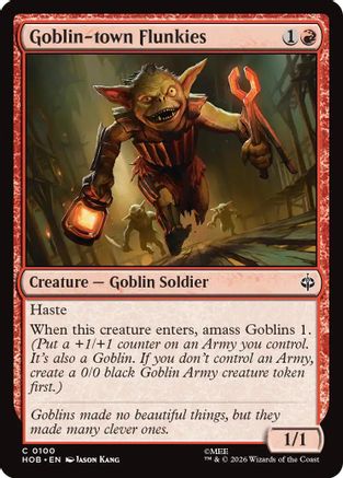 Goblin-town Flunkies (HOB-100) [The Hobbit] Foil
