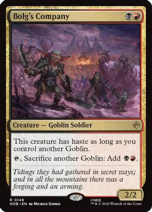 Bolg's Company (HOB-149) [The Hobbit] Foil