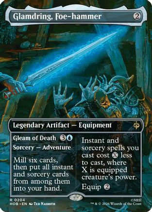 Glamdring, Foe-hammer (Borderless) (HOB-204) [The Hobbit] Foil